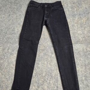 Levis 531 Slim Jeans Men 32x30 Black Denim Premium Quality Skater Punk Grunge‎